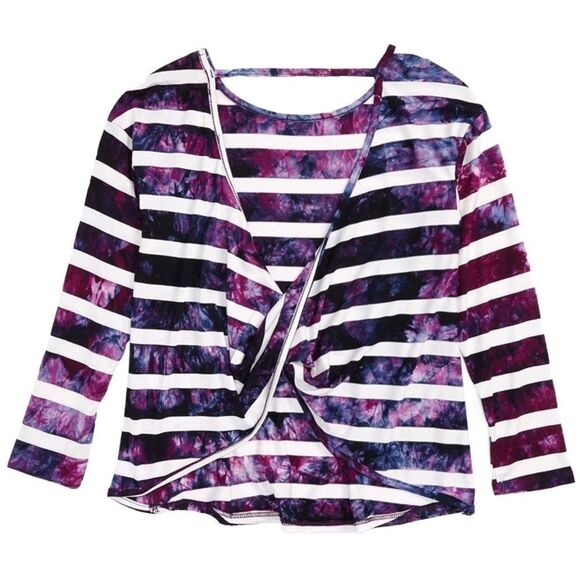 Truly Me (Nordstrom) girls purple top - Picture 2 of 6